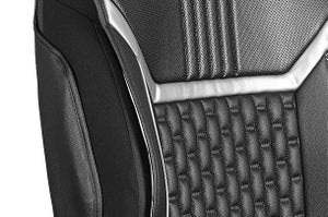 Bold Glamour Silver Highlight Seat Cover | New Swift (Z+/ Z Variant)