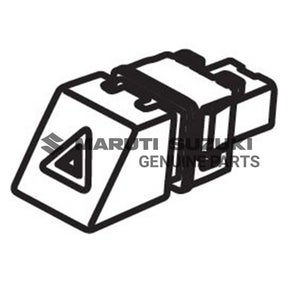 SWITCH ASSEMBLYHAZARD WARNING (BLACK)