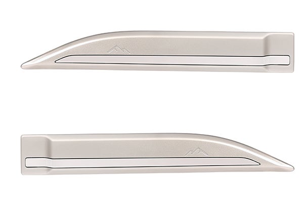 Body Side Moulding - Silver Finish with Chrome Insert | New Brezza (All Variants)