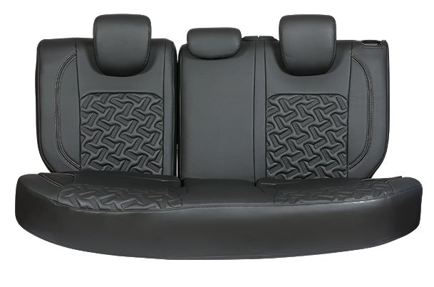 Crystal Cross Black Finish Sleeve Seat Cover | Fronx
