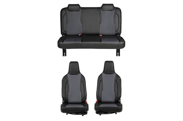 Seat Cover Grey Stellar Quilted Finish | EECO (6 Seater)