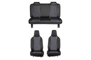 Seat Cover Grey Stellar Quilted Finish | EECO (6 Seater)