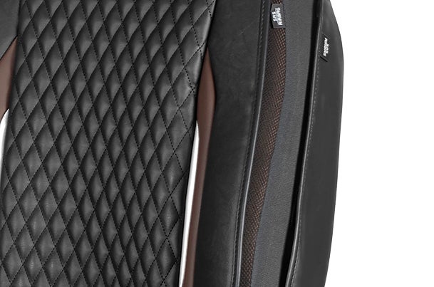 Seat Cover Premium Brown Finish Prism| Brezza (Z+/Z/V  Variant)
