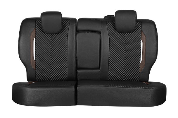Seat Cover Urban Drift Brown Highlight| Brezza (Z+/Z/V Variant)