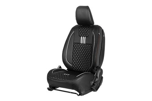 Triad Lining Silver Finish Seat Cover | Brezza (V Variant)