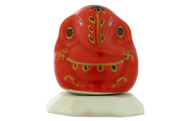 Buy God Idol - Ganesha (Ceramic) | Red 990J0M999KR-GAN,Maruti