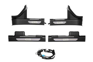 Ambient Light Door Sill Guard - Blue (4 Door) | Baleno