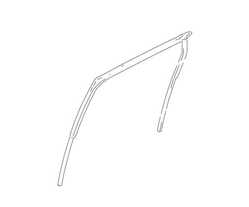 RUNREAR DOOR GLASS RIGHT HAND SIDE