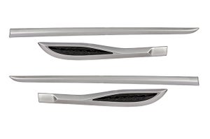 Body Side Moulding (Glistening Grey + Bluish Black Insert) | New Baleno
