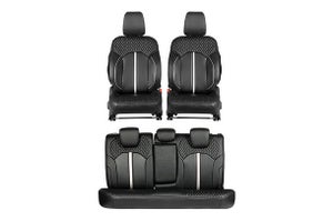 Seat Cover Premium Silver Highlight Finish | Grand Vitara (Sigma Delta Delta+ Variant)