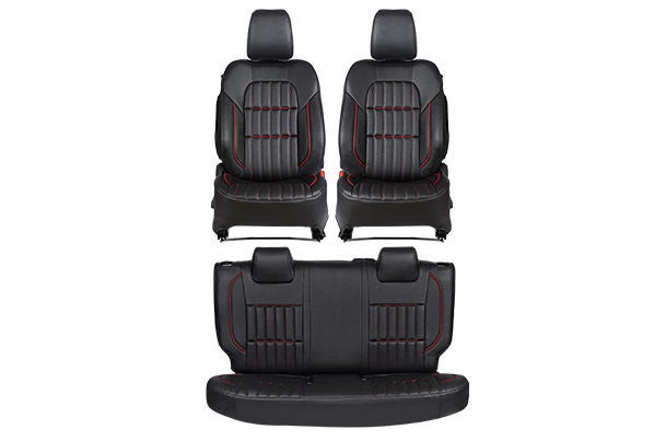 Premium Red Jersey Highlight Seat Cover | New Swift (V/ L Variant)