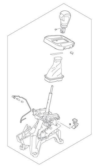 SELECTOR ASSEMBLY MANUAL (BLACK/CHROME)