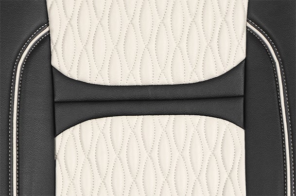 Seat Cover Beige Dew Drops Black Highlight | WagonR (V/Z/Z+)