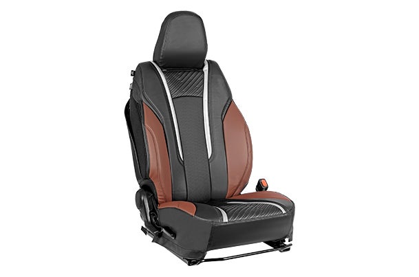 Seat Cover Lightning Cross Silver Finish | e VITARA (Zeta, Delta)