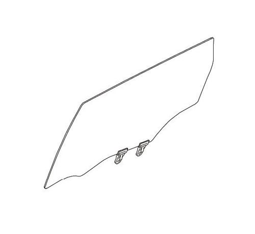 GLASS REAR DOOR WINDOW LEFT HAND SIDE