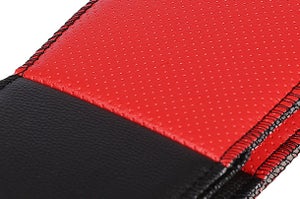 Steering Wheel Cover (Black & Red)