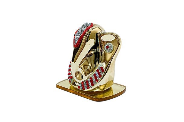 Buy God Idol - Ganesha with Swarovski (Ceramic) | Golden
