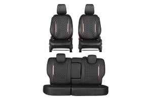 Seat Cover Premium Brown Finish Prism| Brezza (Z+/Z/V  Variant)