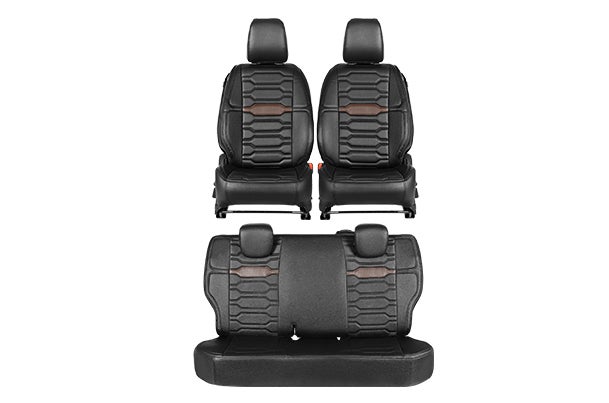 Brown Beam Crisp Highlight Seat Cover | Brezza (V Variant)