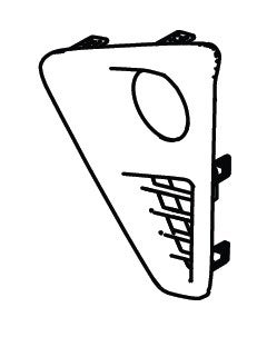 BEZEL,FRONT FOG LAMP,L
