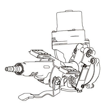 SHAFT ASSEMBLY STEERING COLUMN UPPER WITH MOTOR