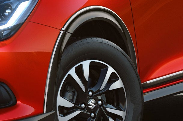 Wheel Arch Kit - Midnight Black + Pearl Arctic White| New Swift