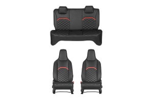 Seat Cover Red Lining Prism Highlight | Alto K10 CNG (L/V/V+)