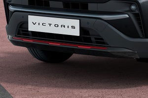 Front Skid Plate - Bluish Black & Sizzling Red | Victoris