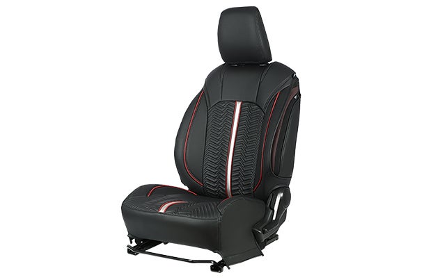 Cross-Country Red Dash Finish Sleeve Seat Cover | Fronx