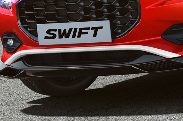 Front Bumper Garnish - Pearl Arctic White | New Swift