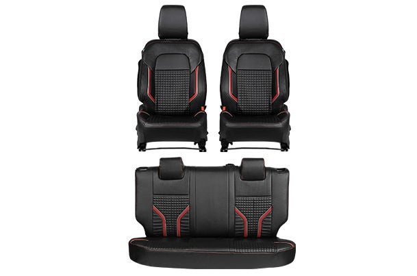 Red Circuit Launch Finish Seat Cover | New Swift (Z+/ Z Variant)