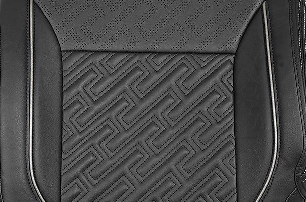 Seat Cover Premium Crossbars Silver Finish | XL6 (Zeta Variant)