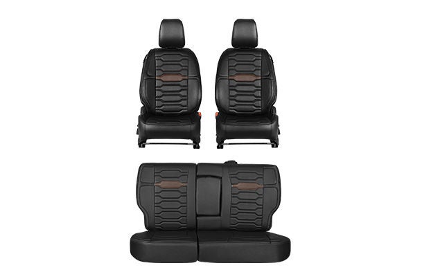 Seat Cover Brown Beam Crisp Highlight| Brezza (L Variant)