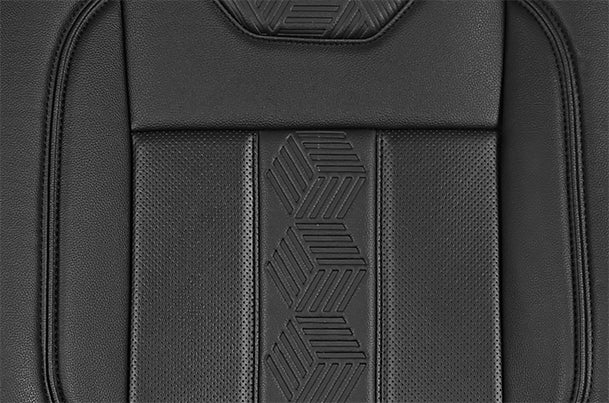 Seat Cover 3D Black Emboss Finish |WagonR (V/Z/Z+)
