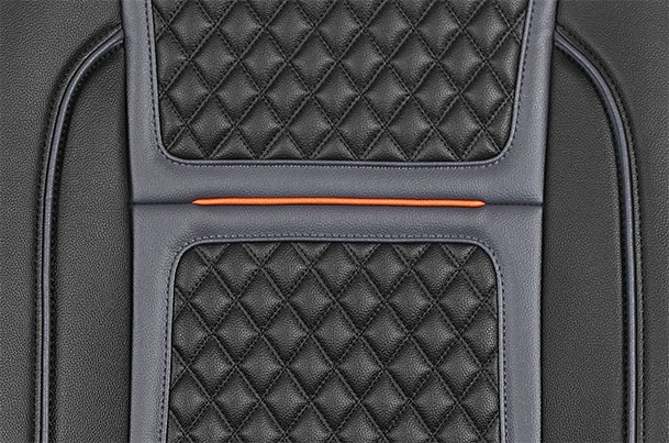 Seat Cover Orange Lining Bevel Finish  | Alto K10