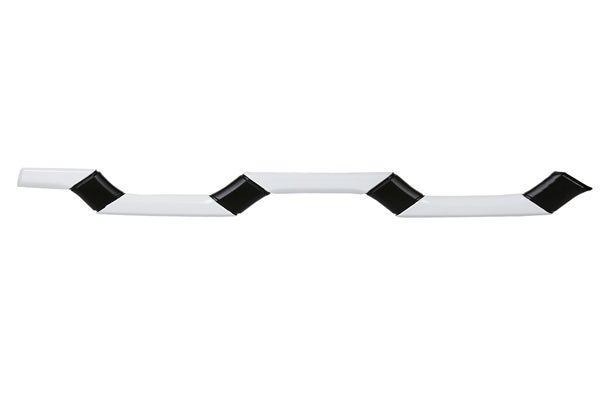 Front Grille Garnish (White & Black) | Wagon R