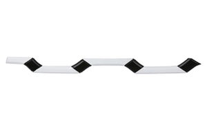 Front Grille Garnish (White & Black) | Wagon R