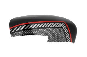 ORVM Auto Cover - Carbon Sprint - Grey Stripes (Winker)| New Swift (Z+/Z/V)