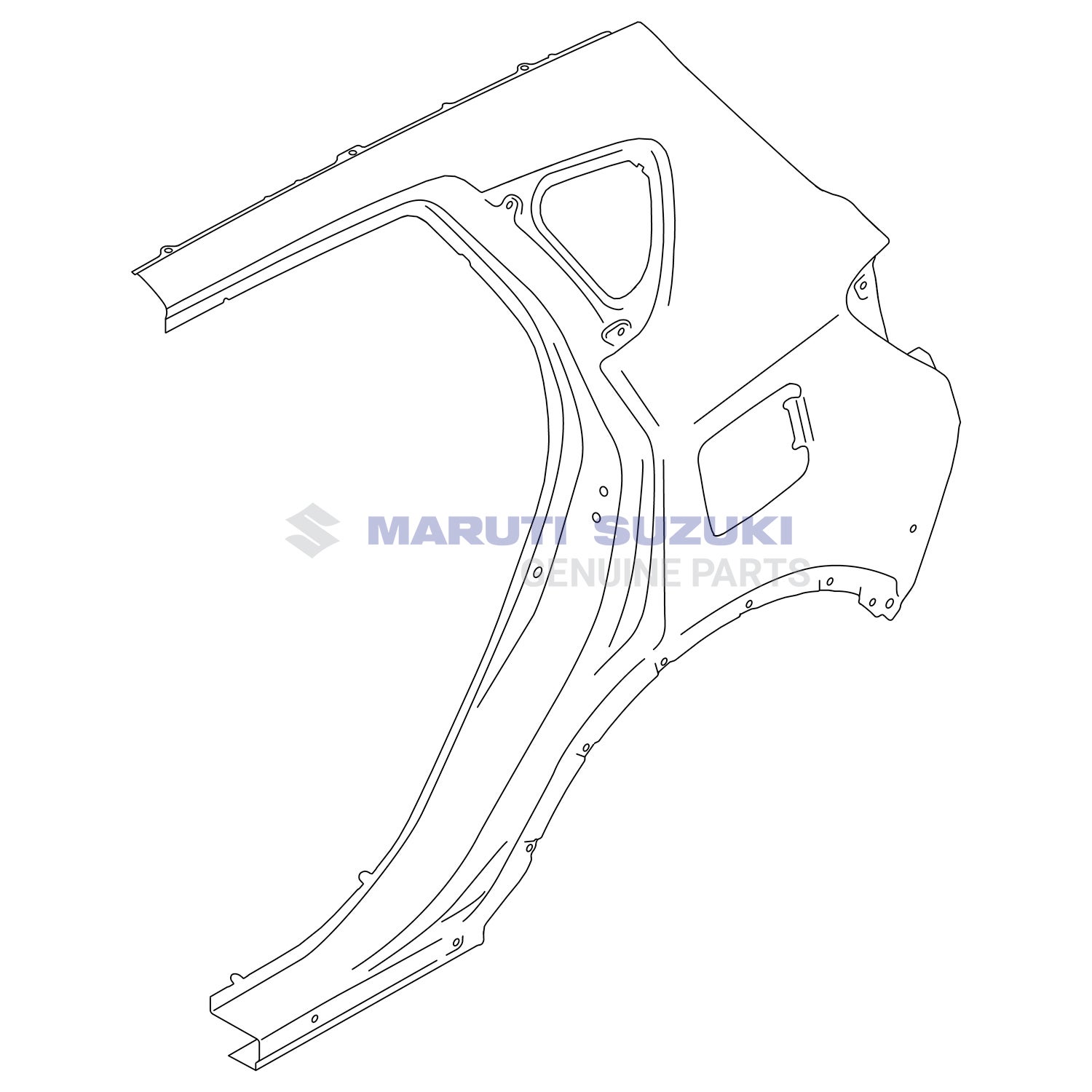SIDE BODY PANEL (QUARTER PILLAR - RIGHT)