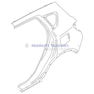 SIDE BODY PANEL (QUARTER PILLAR - RIGHT)