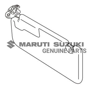 SUNVISOR ASSEMBLY (RIGHT_GRAY)
