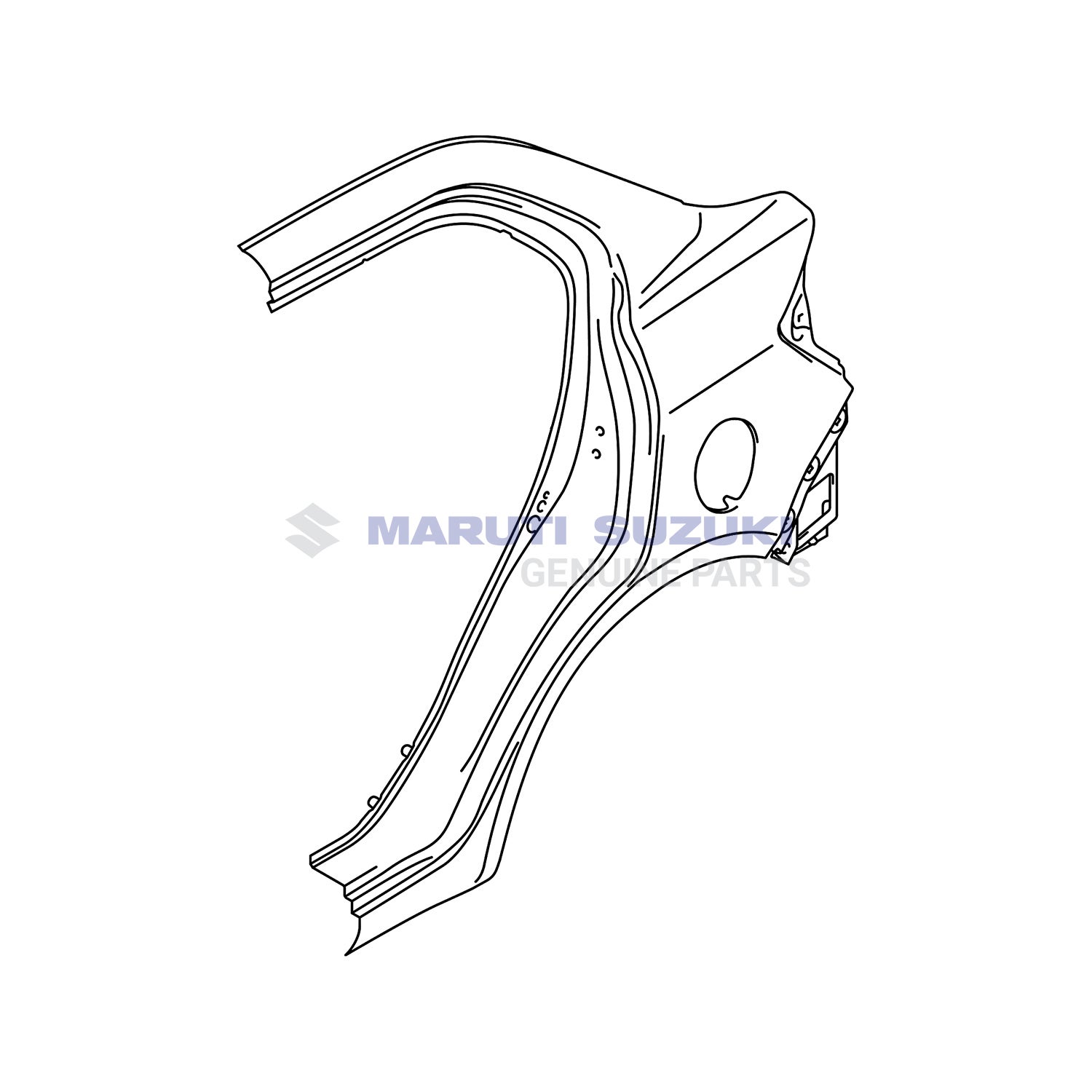 SIDE BODY PANEL (QUARTER PILLAR - RIGHT)