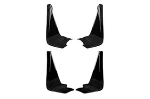 Mud Flap Set - Front & Rear (Black) | Ertiga
