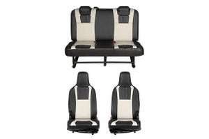 Seat Cover Triad Black Lining Beige Finish | EECO (5 Seater)