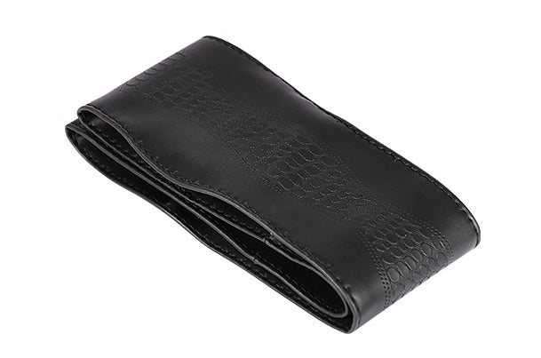 Steering Wheel Cover - Premium Leather (Black)