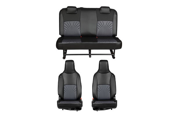 Seat Cover Grey Vector Lining Finish | EECO (5 Seater)