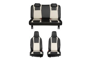 Seat Cover Triad Black Lining Beige Finish | EECO (6 Seater)