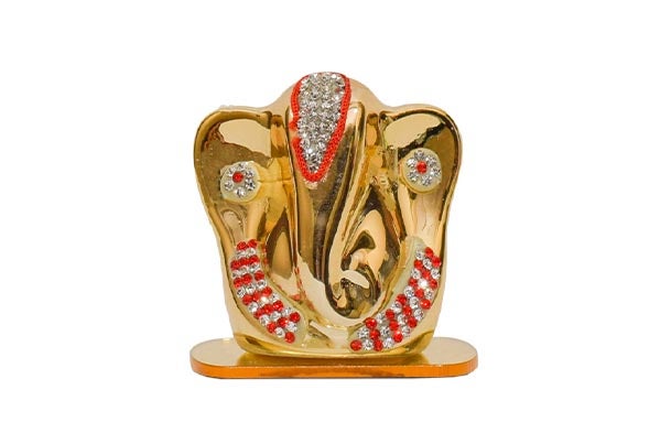God Idol - Ganesha with Swarovski (Ceramic) | Golden