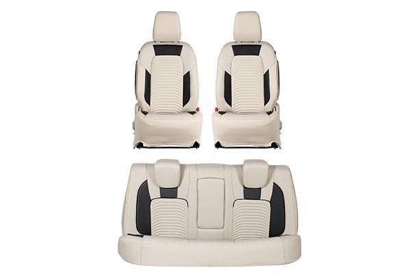 Seat Cover Premium Bevel Black Highlight | New Dzire (Z+/Z/V Variant)