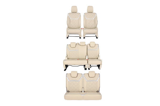 Seat Cover Triumph Finish Silver Highlight | Ertiga (All Variant)
